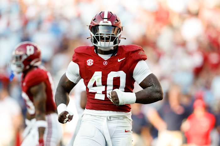 Alabama linebacker Kendrick Blackshire