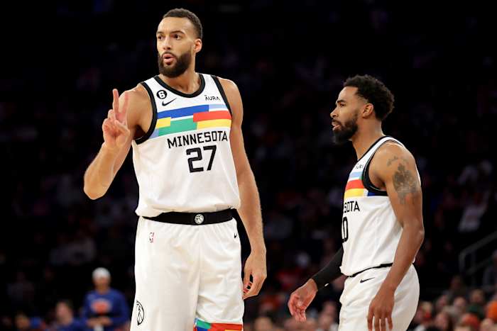 Rudy Gobert and Mike Conley