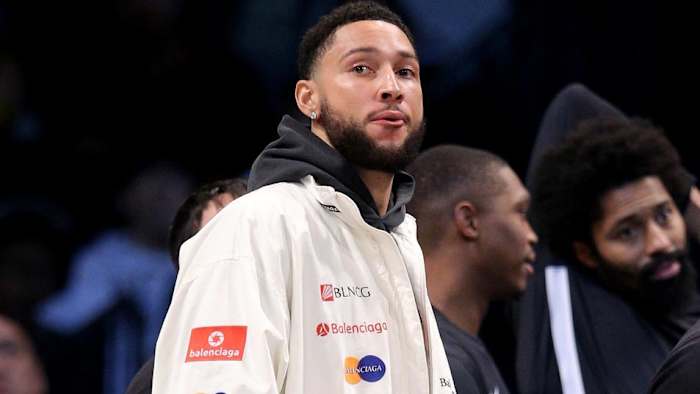 Brooklyn Nets injured guard Ben Simmons