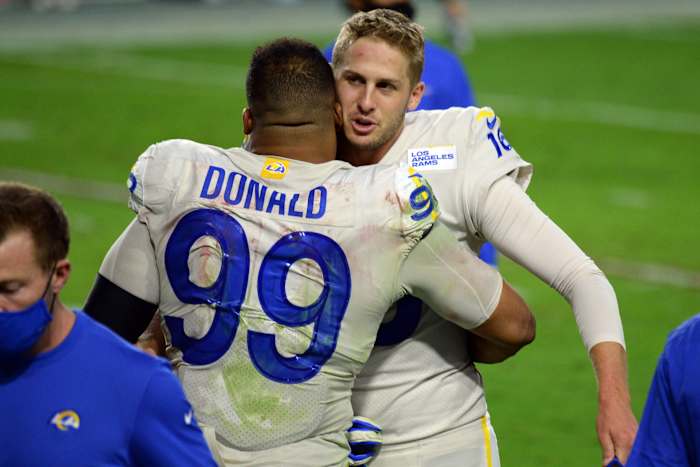 Jared Goff Aaron Donald