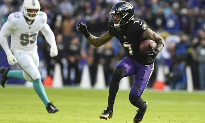 Rashod Bateman played in a career-high 16 games this season.