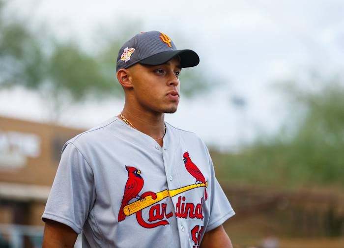 Former Cardinals and Blue Jays reliever - and new Giants starter - Jordan Hicks. (2023)