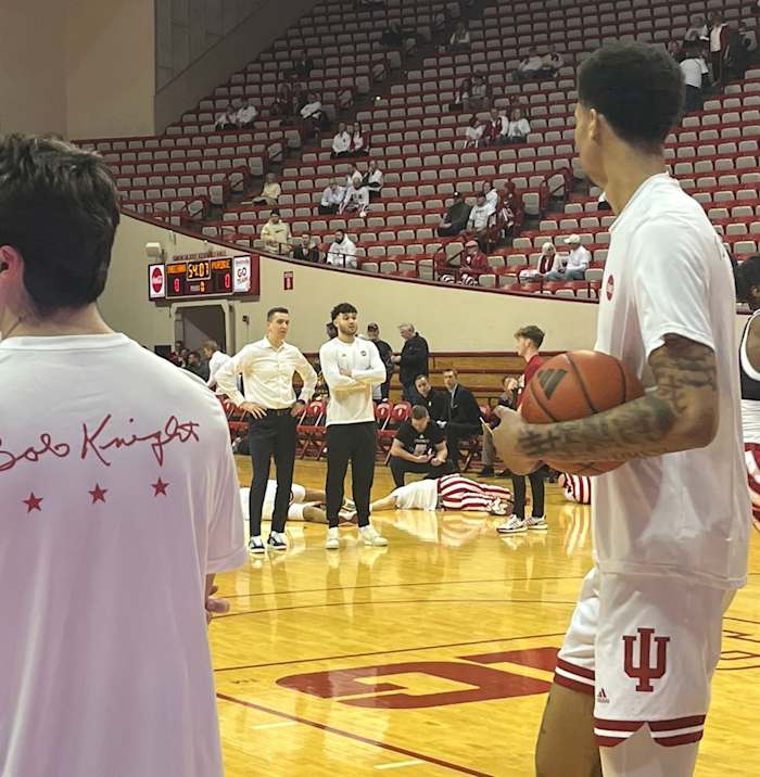Indiana senior guard Anthony Leal is out for Tuesday's game against Purdue.
