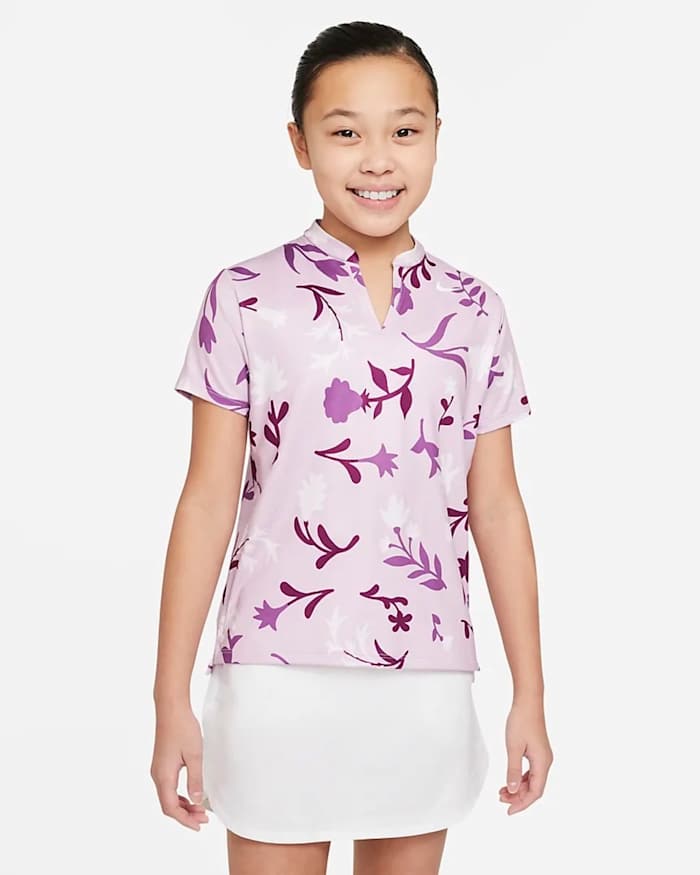 Nike_Dri-FitGirlsPrintedGolfPolo