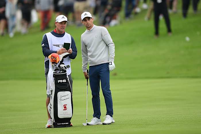 Joaquin Niemann collects $2.16 million for winning the Genesis Invitational. Gary A. Vasquez, USA Today