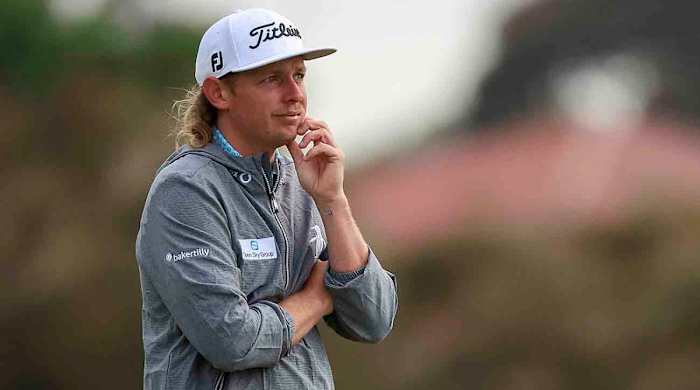 Cam Smith is pictured at the 2022 Australian Open.