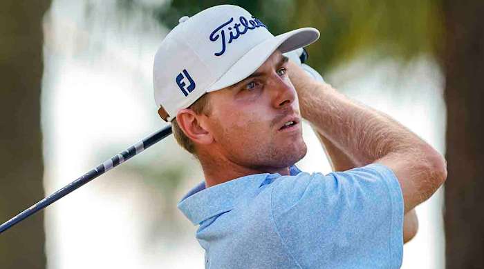 Ryan Gerard watches a shot in the final round of the 2023 Honda Classic.