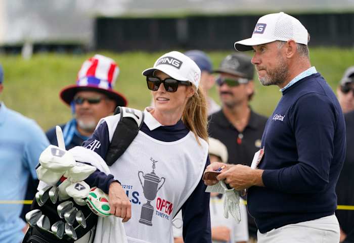 Lee Westwood and Helen Storey (USA Today)