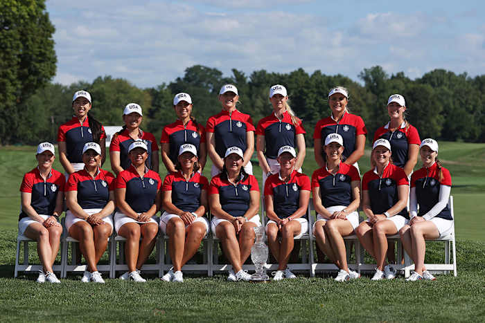 The 2021 American Solheim Cup team.