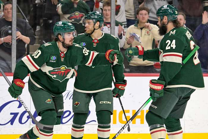 Wild players celebrate