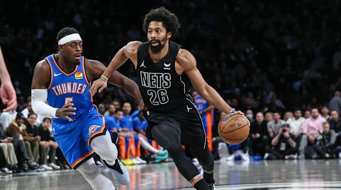 Brooklyn Nets guard Spencer Dinwiddie.