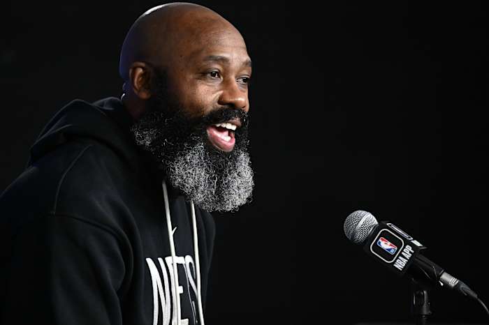 Brooklyn Nets head coach Jacque Vaughn