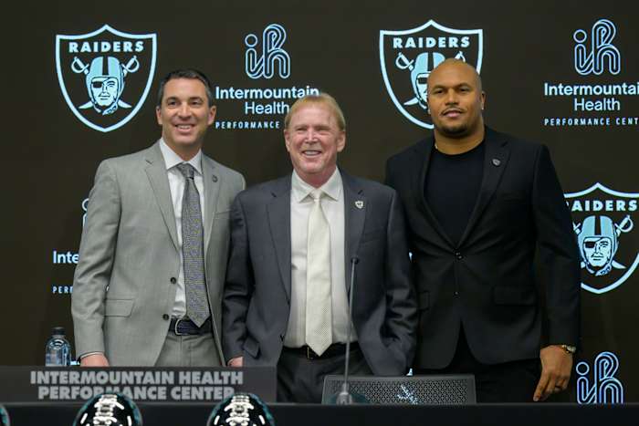 Antonio Pierce Tom Telesco Mark Davis