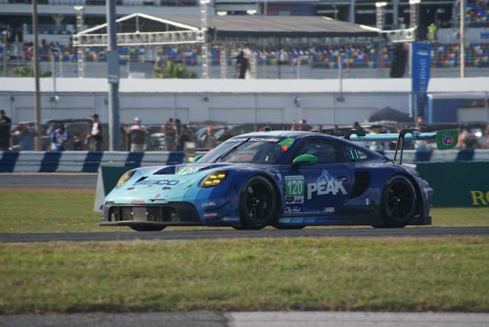 Is that really Brad Pitt behind the wheel? Photo for AutoRacingDigest.com by Dylan Spaulding.