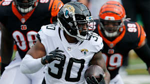Jacksonville Jaguars running back James Robinson