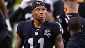 Las Vegas Raiders wide receiver Henry Ruggs III (11) against the Kansas City at Allegiant Stadium.