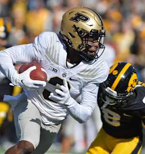 David Bell had 240 receiving yards in Purdue's upset of Iowa.
