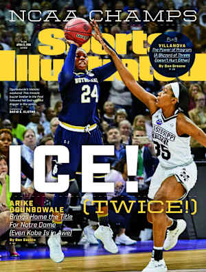 Arike Ogunbowale on the cover of Sports Illustrated
