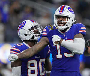 Gabe Davis Wide Receiver Buffalo Bills vs Los Angeles Rams - Sep. 9, 2022