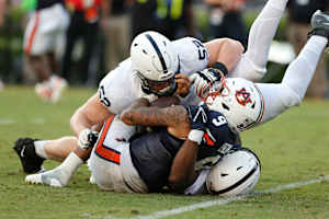 Penn State sacked Robby Ashford six times