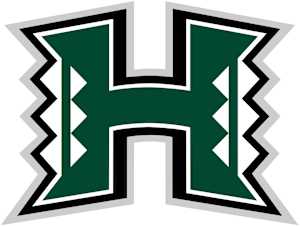 hawaii rainbow warriors football logo