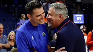 Florida head coach Todd Golden and Auburn head coach Bruce Pearl