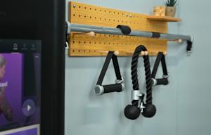 Attachments for the Tonal home workout system.