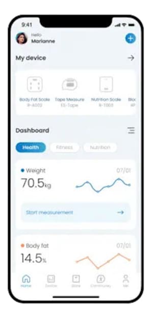 Renpho app for smart scale