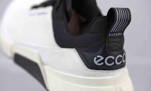 Distinctive touches on the Erik van Rooyen Ecco Golf Biom H4 shoe.