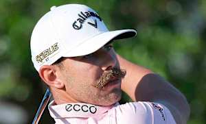 Erik van Rooyen hits his drive on the first hole during the second round of the 2023 Arnold Palmer Invitational.