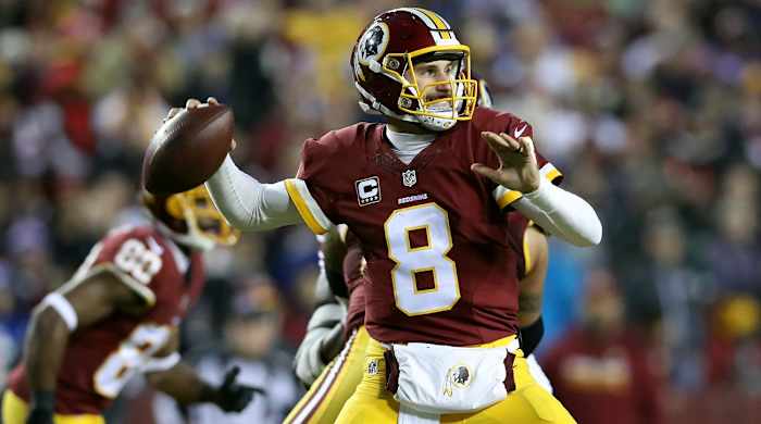 Washington Redskins quarterback Kirk Cousins.