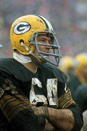 Kramer on the sideline at Lambeau Field in January 1966.