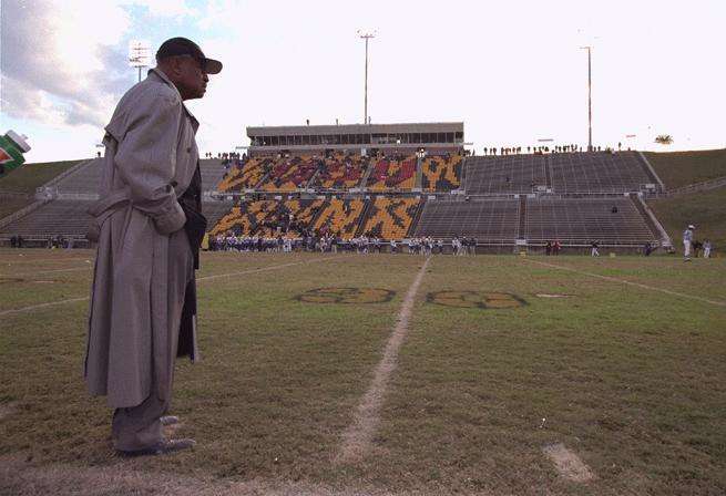 The once-proud Grambling St. football program that Eddie Robinson built is in danger of falling apart.