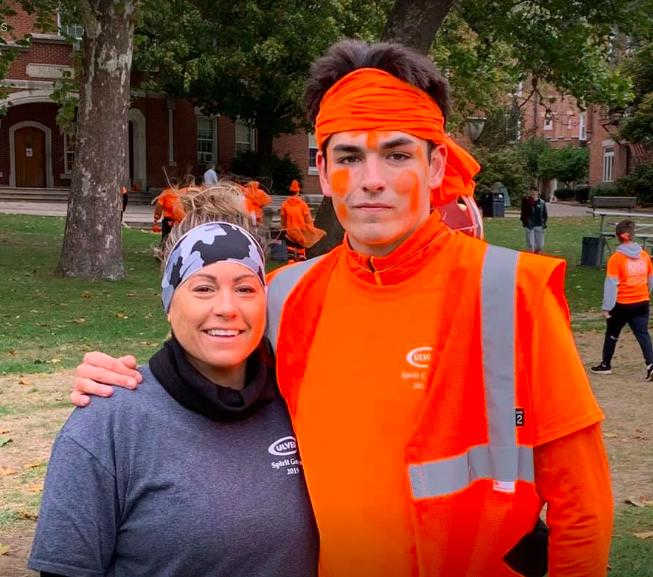 Dawn Galloway and Trey at an event at Culver. (Photos courtesy of Dawn Galloway)