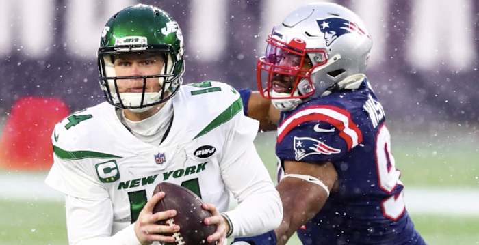 Jets QB Sam Darnold vs. New England Patriots