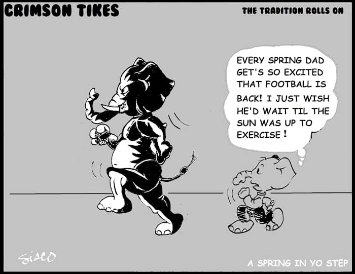 Crimson Tikes: A Spring in Yo Step