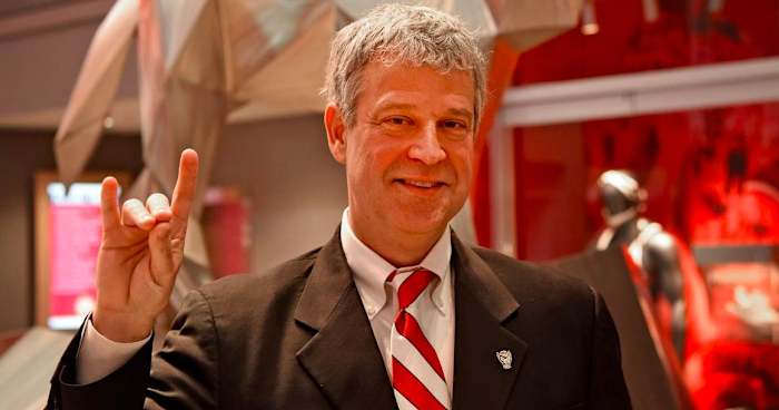 Boo Corrigan Wolfpack sign