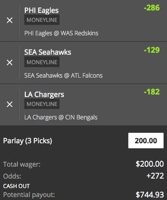 Hedge Bet Parlay Ticket