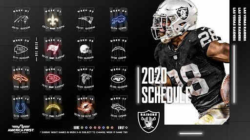 raiders schedule