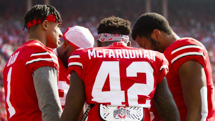 36. Kamryn Babb, Lloyd McFarquhar and Kourt Williams