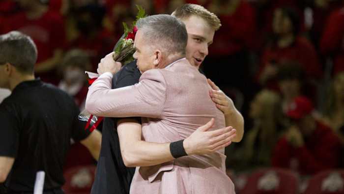 11. Justin Ahrens and Chris Holtmann
