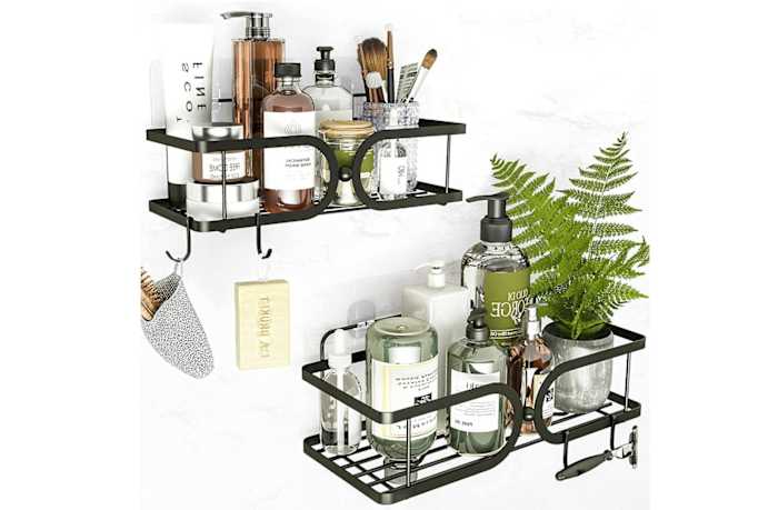 TOMIR Shower Caddy Basket with Hooks