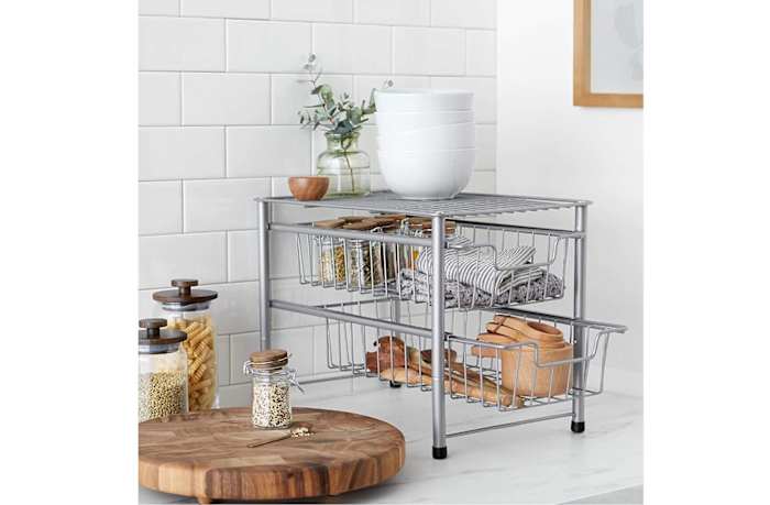 Amazon Basics 2-Tier Sliding Drawers