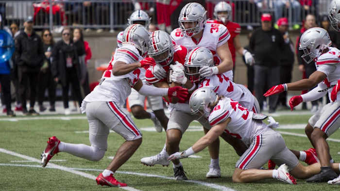 56. Andre Turrentine, Xavier Johnson, Gabe Powers, Kye stokes and Cameron Kittle