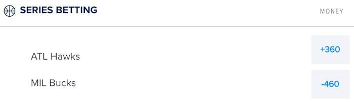 Eastern Conference Championship Odds via FanDuel Sportsbook 06/22/21