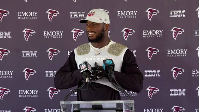 Deion Jones after Training Camp Atlanta Falcons