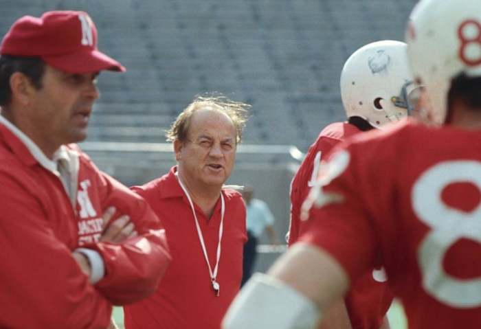 Bob Devaney (center, in 1971)