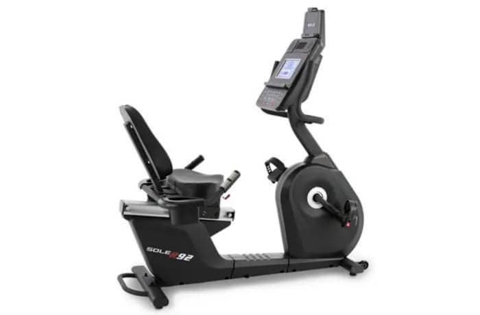 Image of the sole fitness r92 recumbent exercise bike