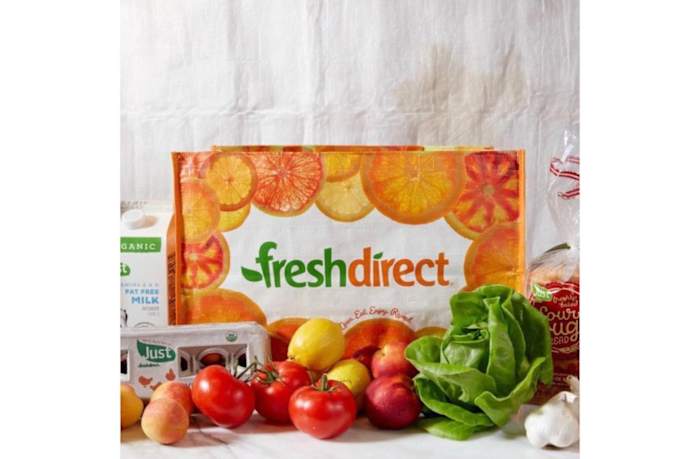 FreshDirect grocery delivery service food items