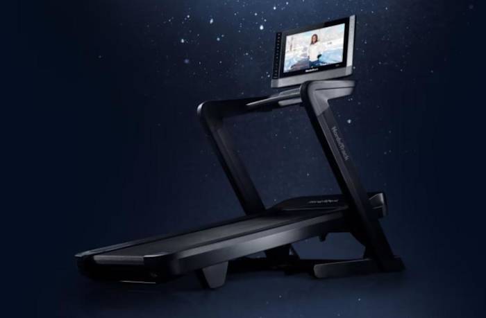 A photo of the nordictrack-commercial-2450 with a dark background